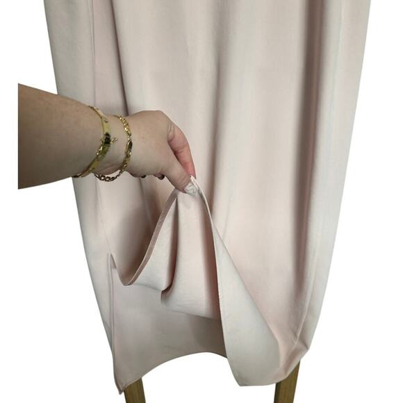 Everlane Women's The Japanese GoWeave Slip Midi Dress In Rose Pink Size 10 - Picture 7 of 11
